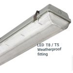 LED T8, T5 Weatherproof Fitting